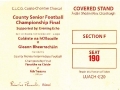 2011 PIFC Final Match Day Ticket