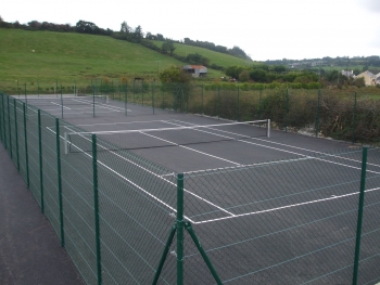Relocated Tennis Courts
