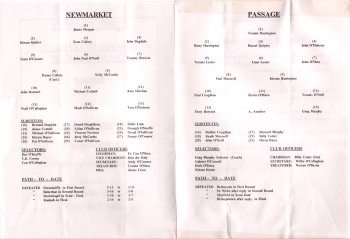 1993 County Junior Football Quarter