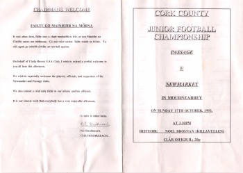 1993 County Junior Football Quarter