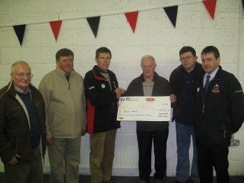 Lotto Winner Cheque Presentation